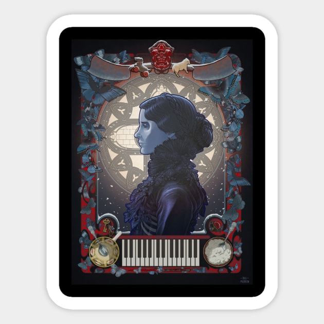 Crimson Peak (ghost) Sticker by mudron